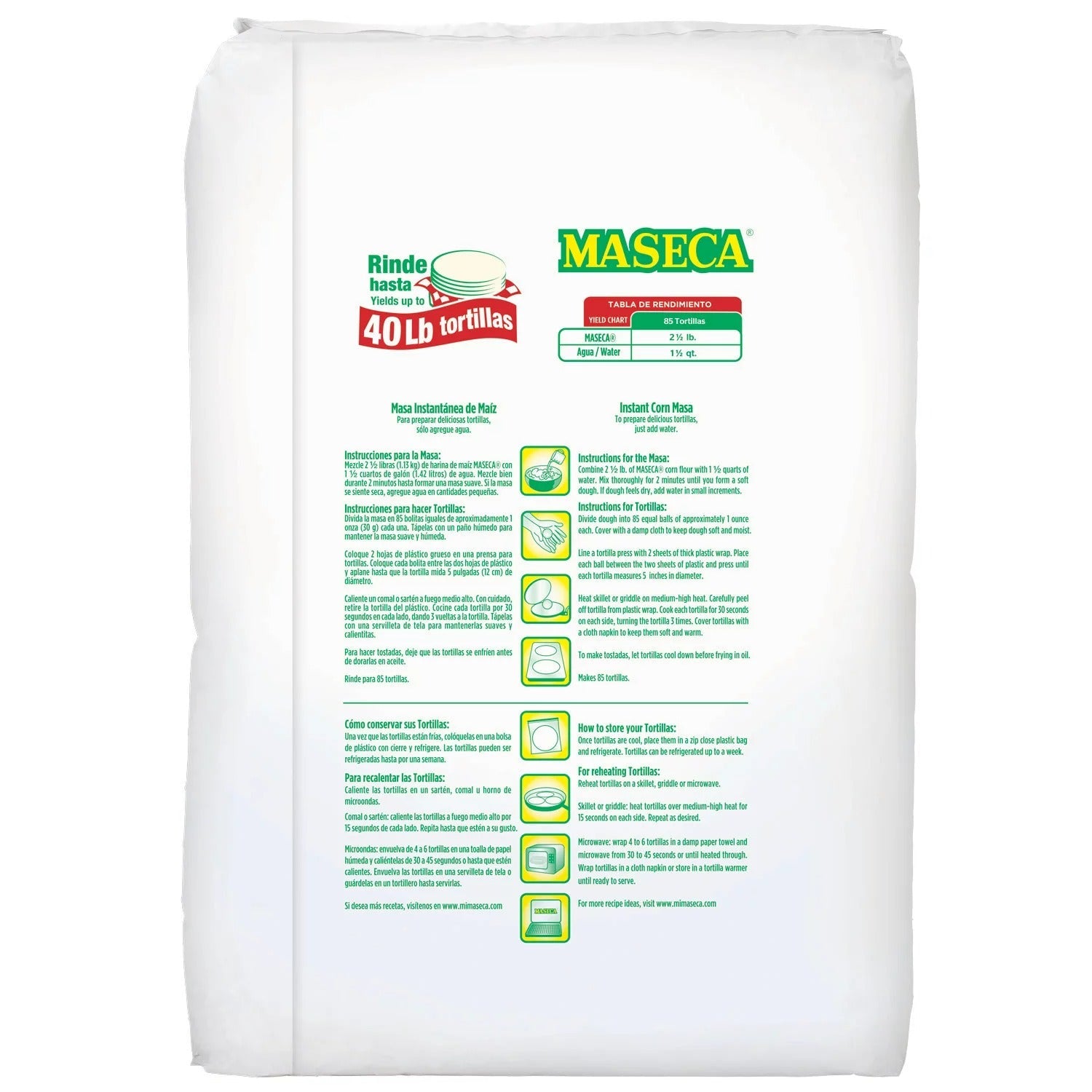 Maseca Masa Corn Flour - 22lbs/1pk