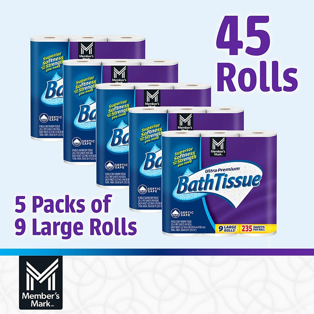 Members Mark Ultra Premium 2-Ply Toilet Paper - (45x235)ct/1pk