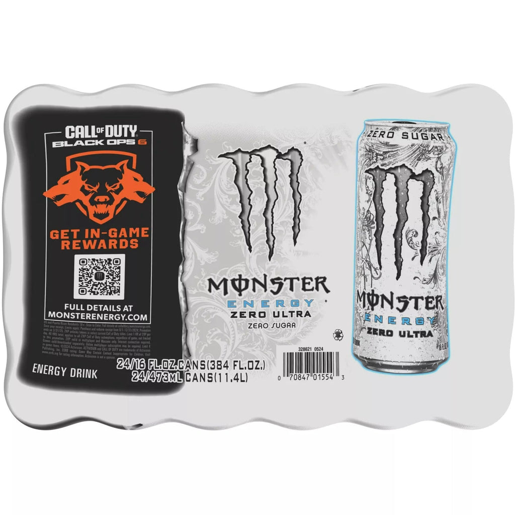 Monster Energy Zero Ultra Cans - 16oz/24pk
