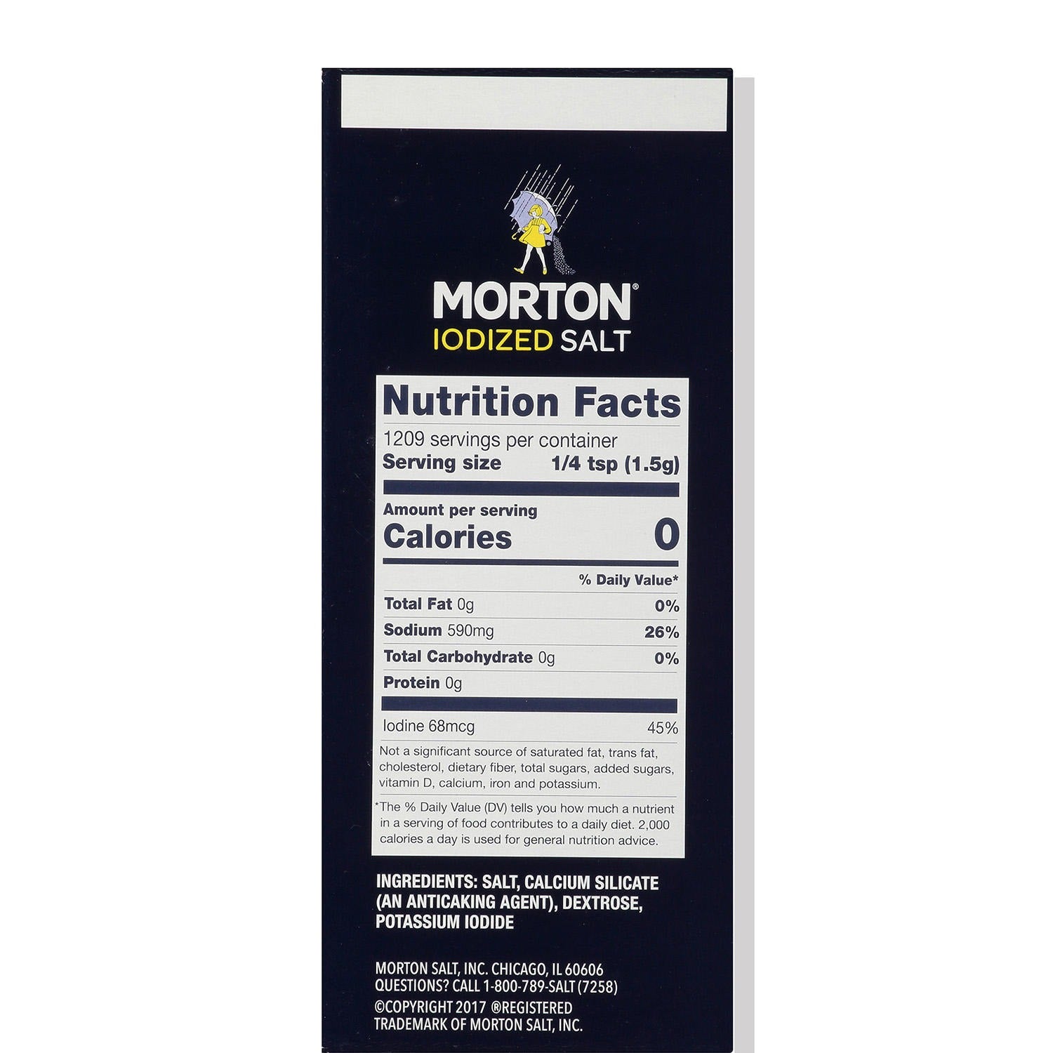 Morton Iodized Salt - 4lb/1pk