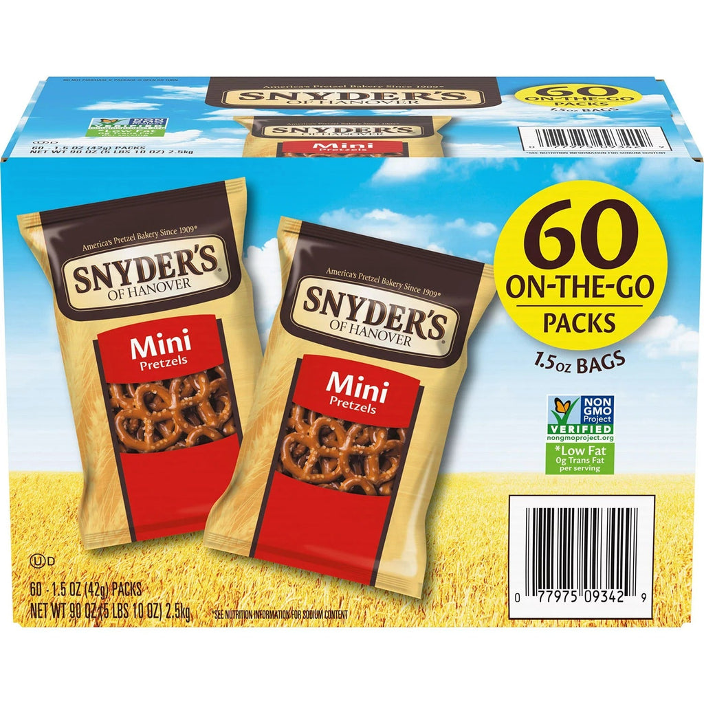 Snyders Mini Pretzels - 1.5oz/60pk