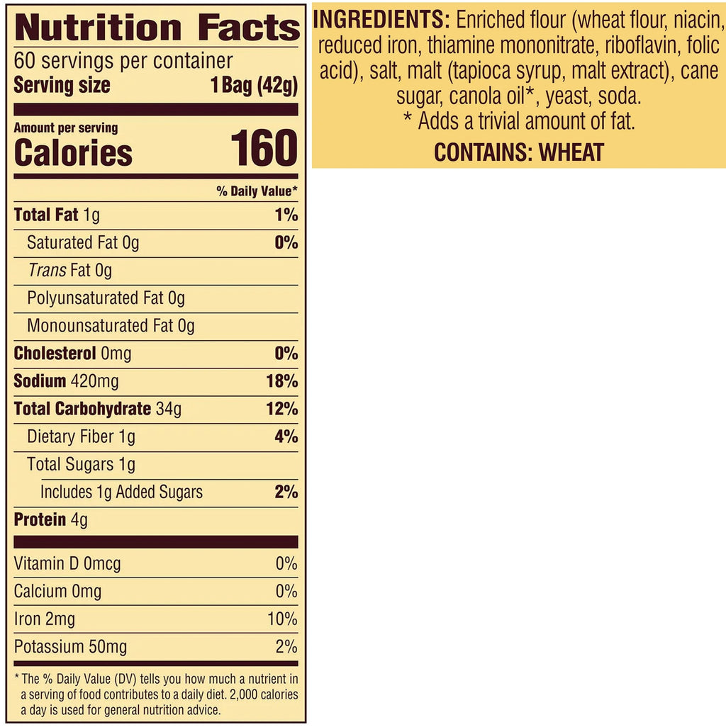Snyders Mini Pretzels - 1.5oz/60pk