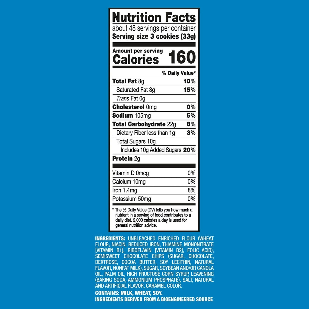 Nabisco BLUE CHIPS AHOY-18.2oz/3pk