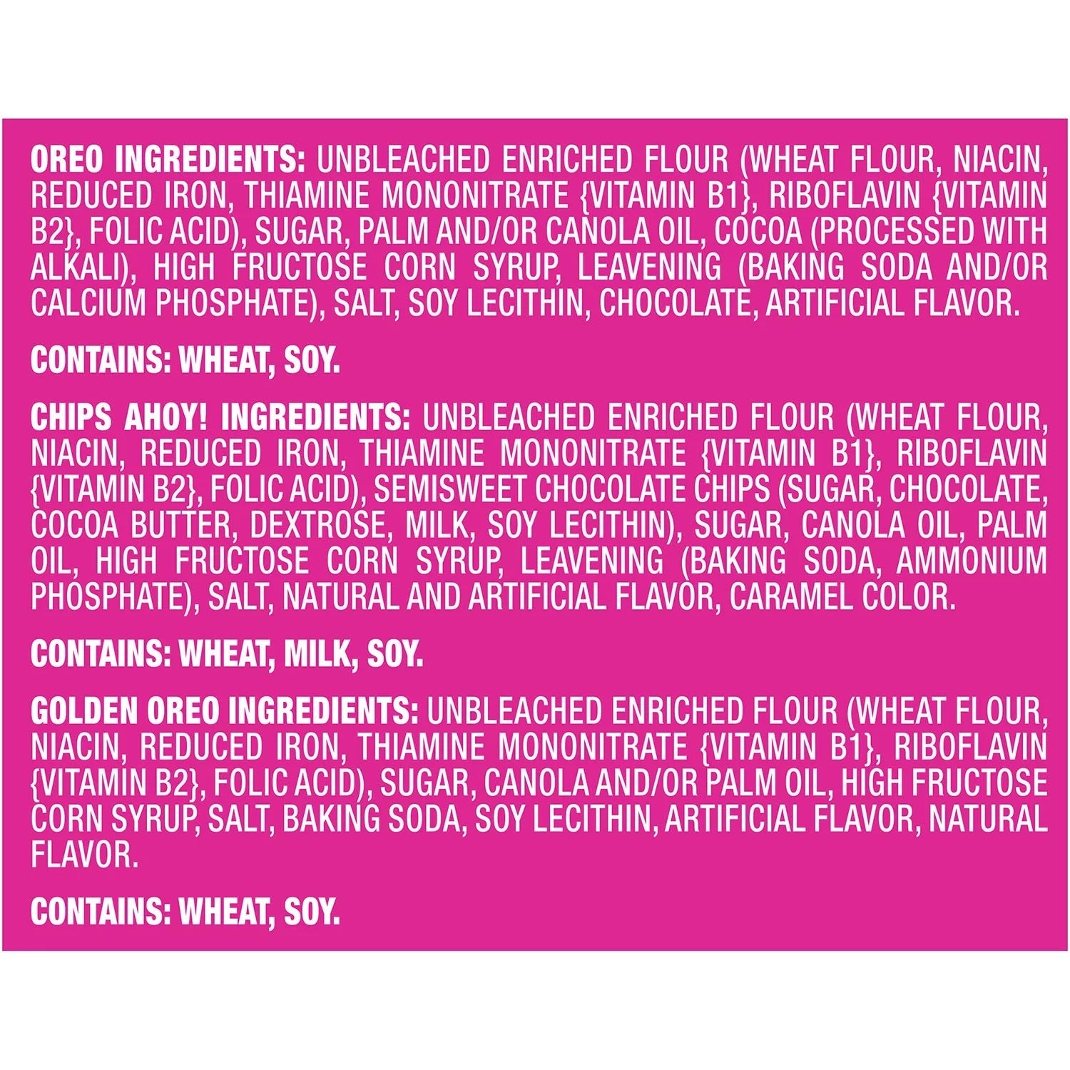 Nabisco Sweet Treats Cookie Variety Pack - 60ct/1pk