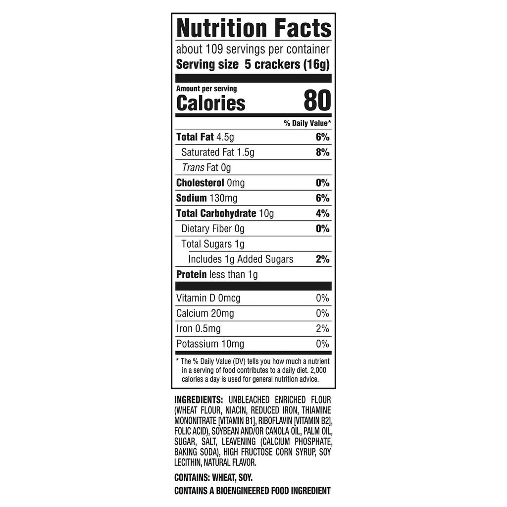Nabisco Ritz Crackers - (18x3.43)oz/1pk
