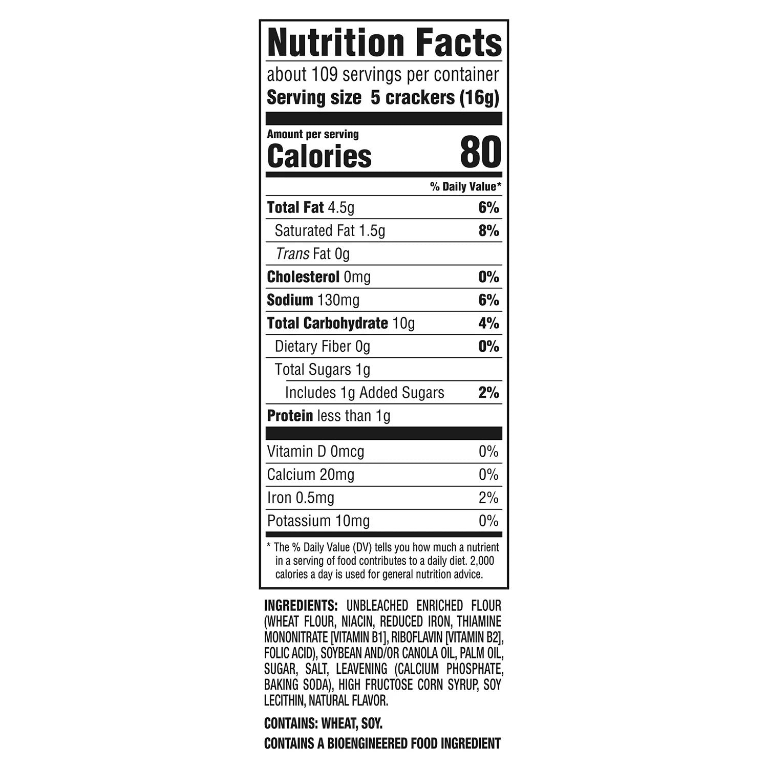 Nabisco Ritz Crackers - (18x3.43)oz/1pk