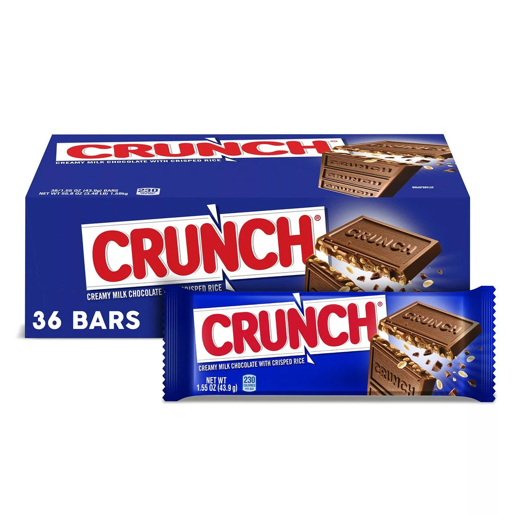 Nestle Crunch Creamy Milk Chocolate Bars - 1.55oz/36pk