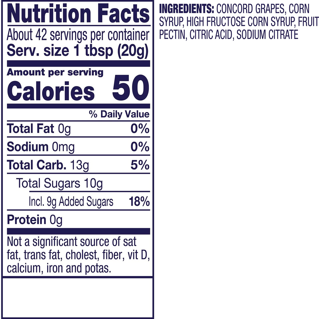 Welchs Concord Grape Jelly - 30oz/2pk