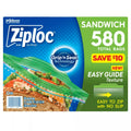 Ziploc Easy Open Tab Sandwich Bags - 580ct/1pk