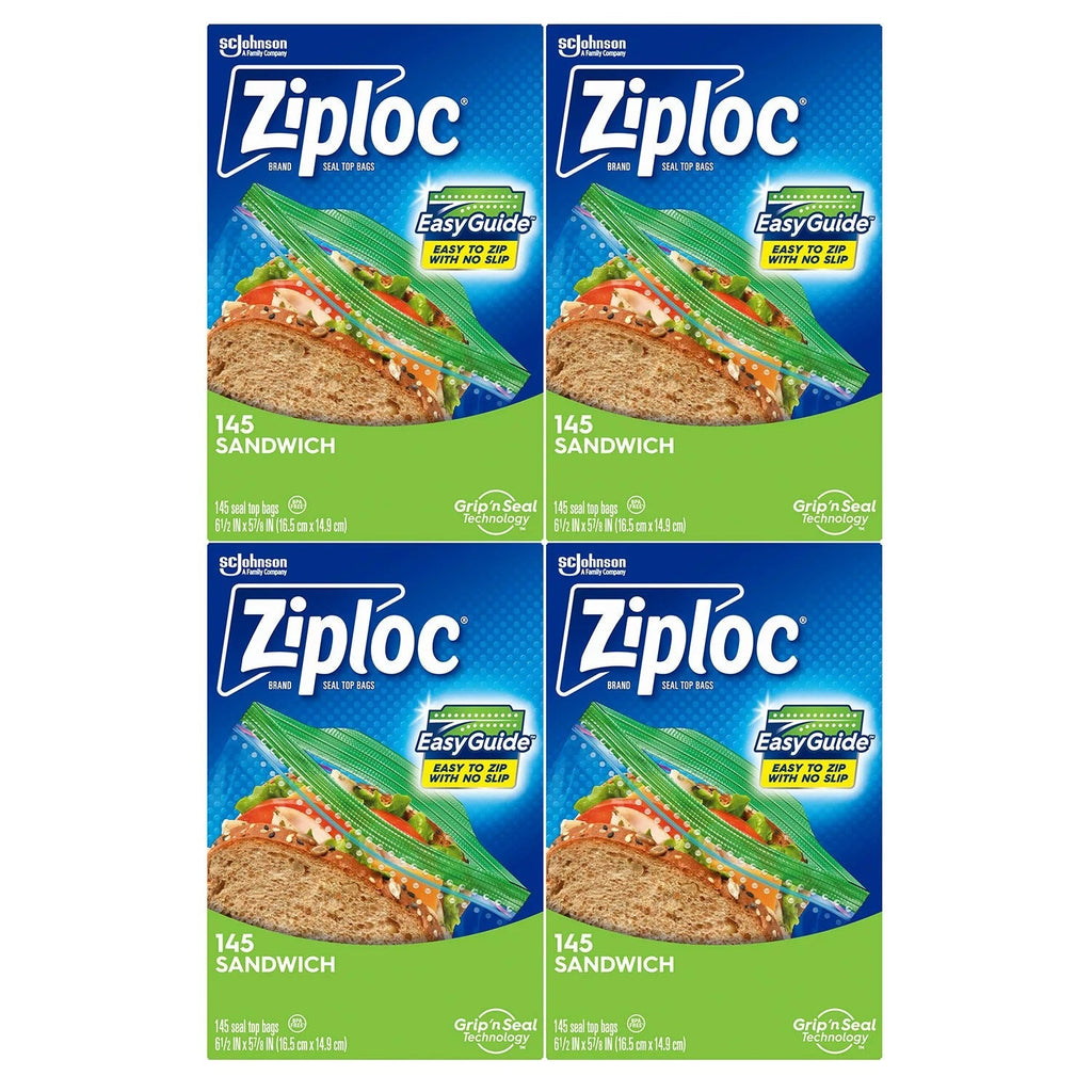Ziploc Easy Open Tab Sandwich Bags - 580ct/1pk