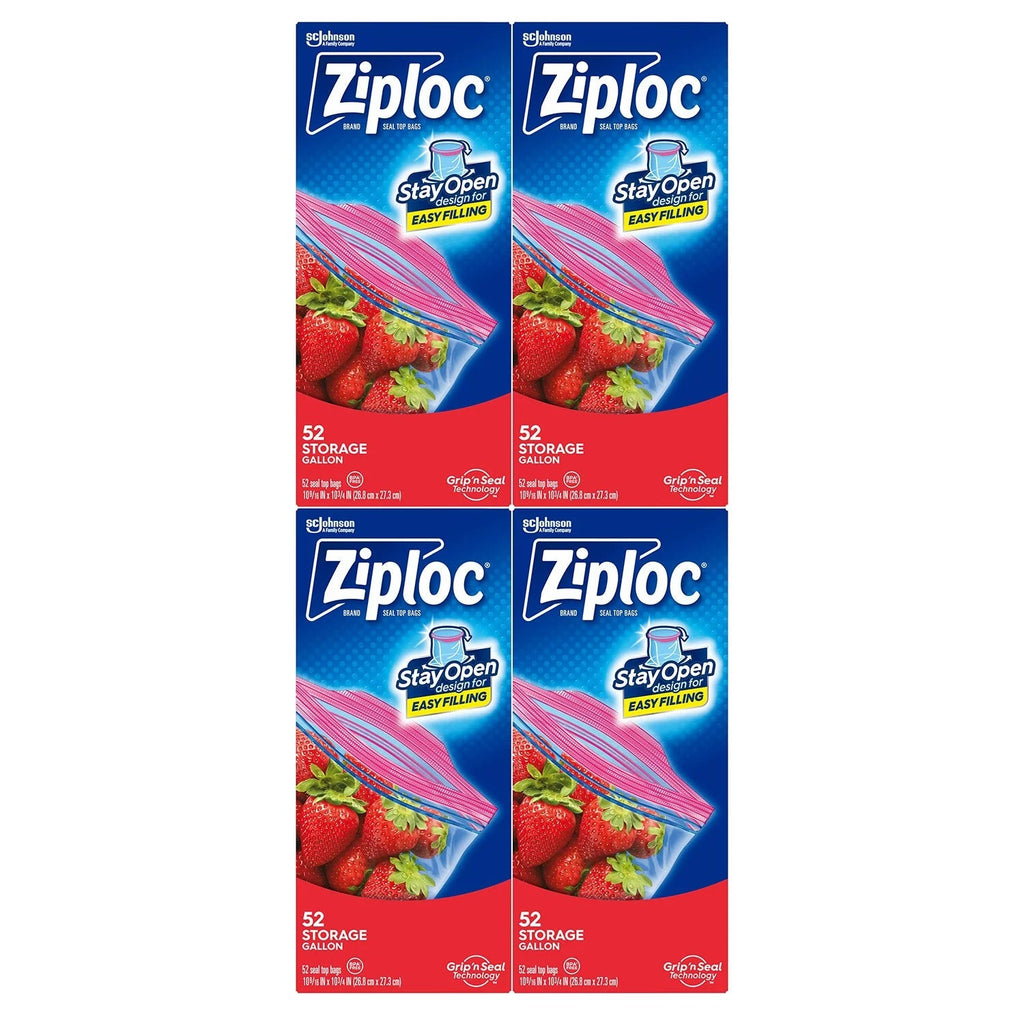 Ziploc Gallon Storage Bags - 208ct/1pk