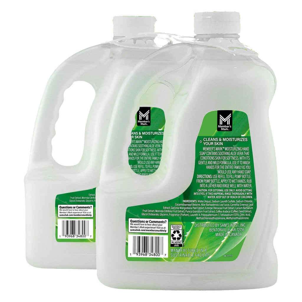 Member's Mark Aloe Vera Moisturizing Hand Soap - 80oz/2pk