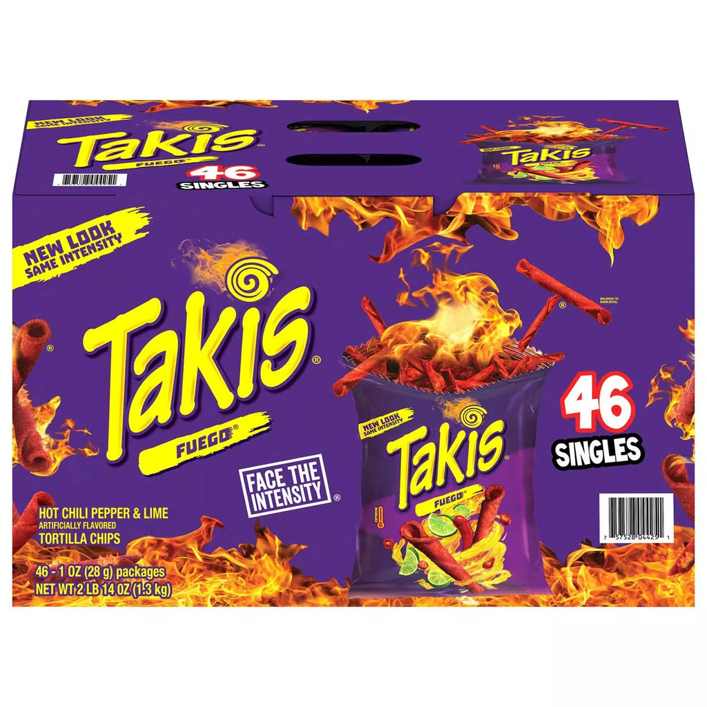 Takis Fuego Rolled Tortilla Chips - 1oz/46pk