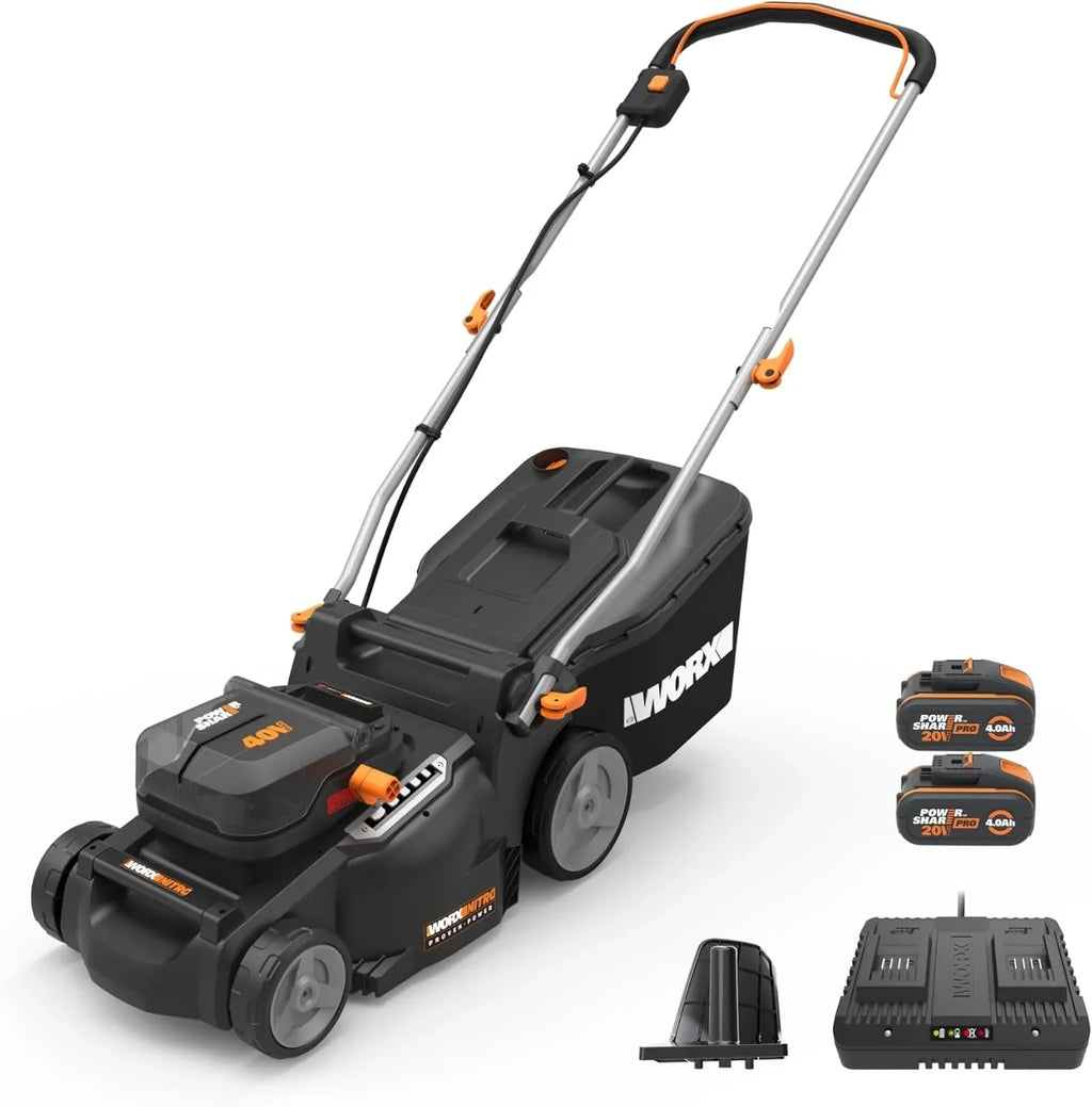 WORX Nitro 40V 16″ Cordless Lawn Mowers w/Brushless Motor 2.0 & Intellicut. image 5