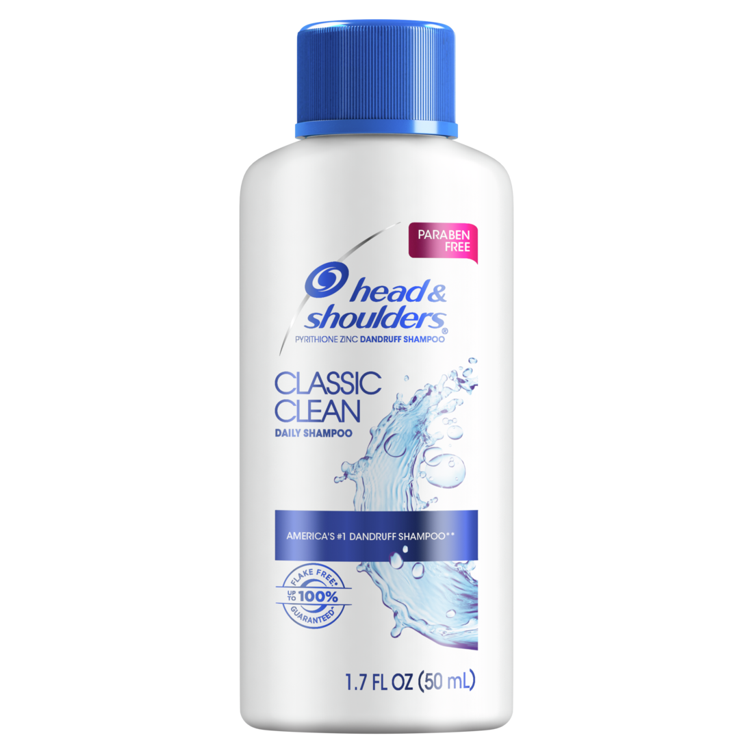 Head And Shoulders Dandruff Shampoo Anti-Dandruff Treatment Classic Clean For Daily Use Paraben Free - 1.7oz/36pk