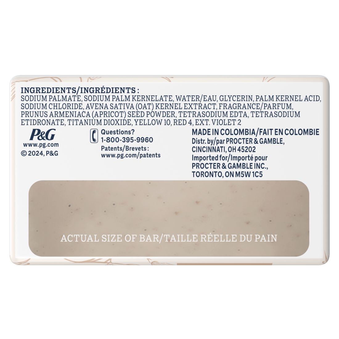 Ivory Gentle Exfoliating Bar Soap Notes Of Warm Vanilla + Oat Milk - (4x3.17)oz/8pk