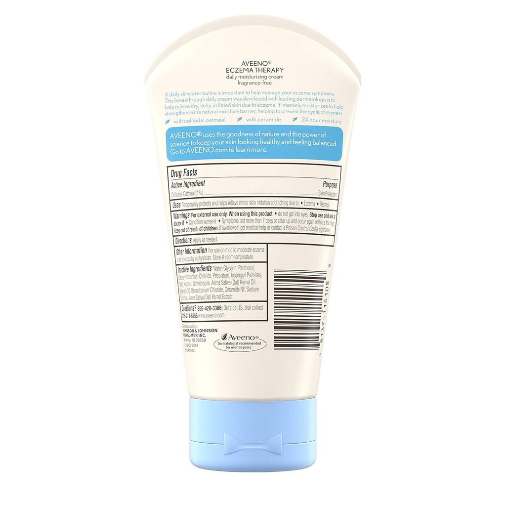 Aveeno Eczema Therapy Daily Moisturizing Cream - 5oz/3pk