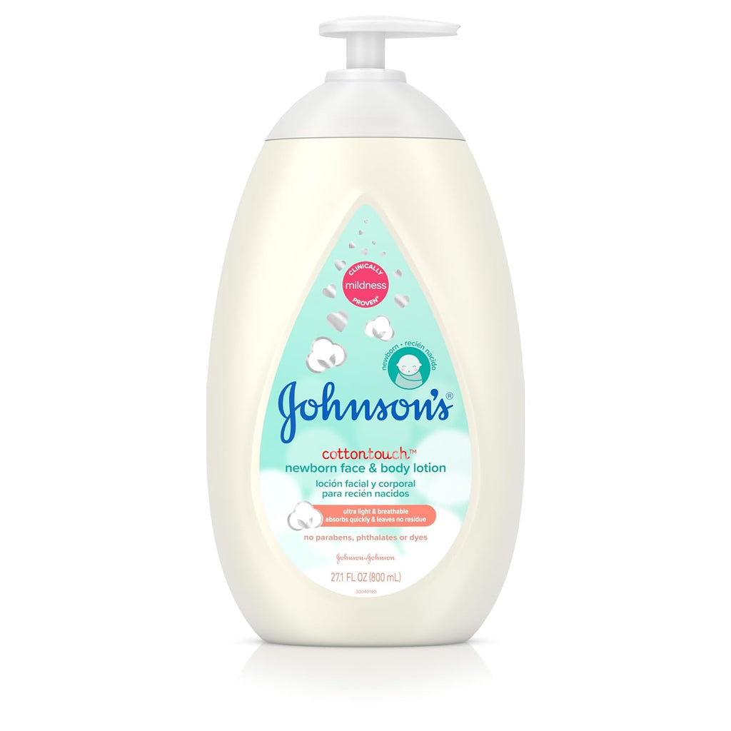 Johnson's Newborn Face & Body Lotion Cottontouch (800 ml) - 27.1oz/3pk