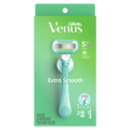 Venus Extra Smooth Women's Razor With Reusable Razor (1 Handle; 2 Razor Blade Refills; 1 Shower Holder) - 1set/36pk