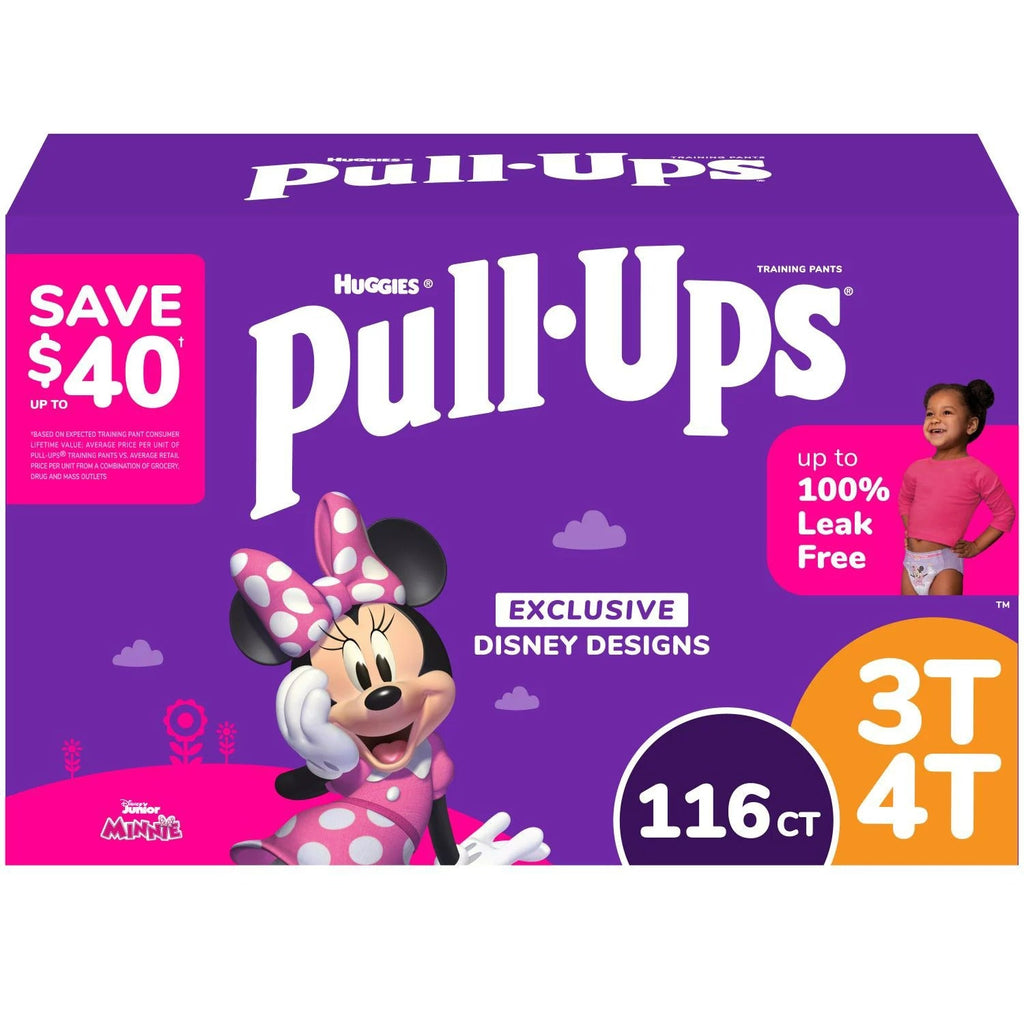 Huggies Pull-Ups Training Pants for Girls Size 3T-4T - 116ct/1pk