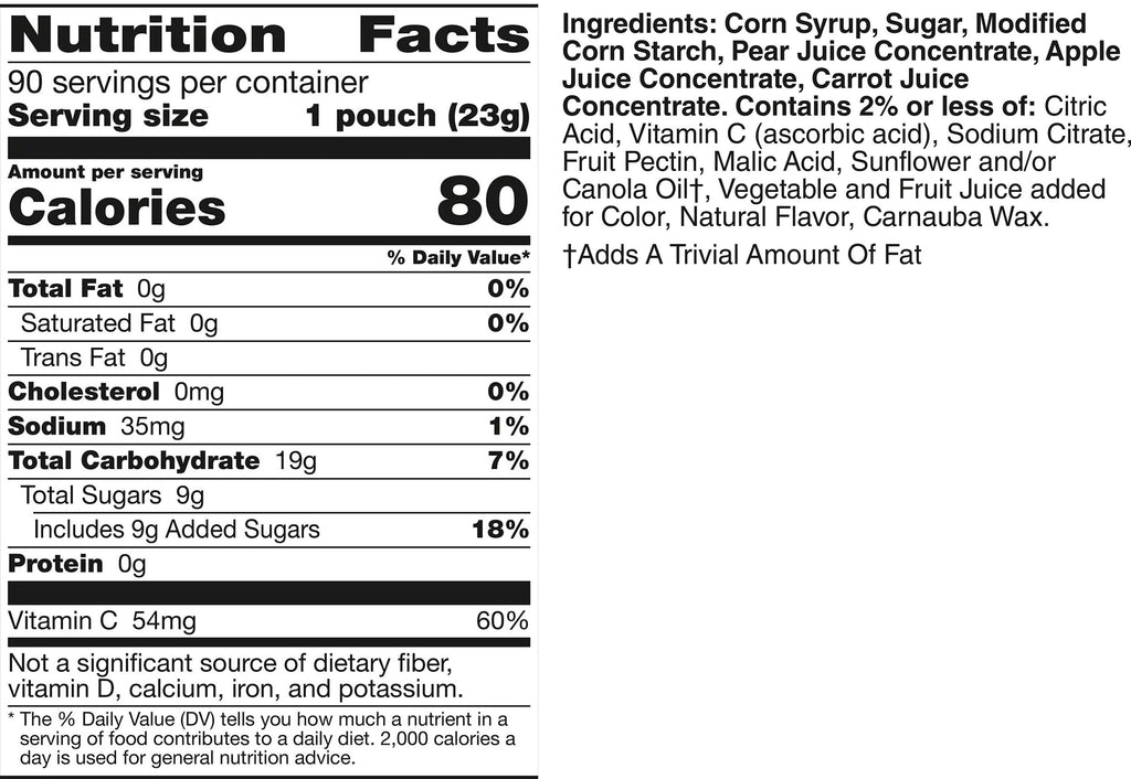 Motts Assorted Fruit Flavored Snacks - 0.8oz/90pk