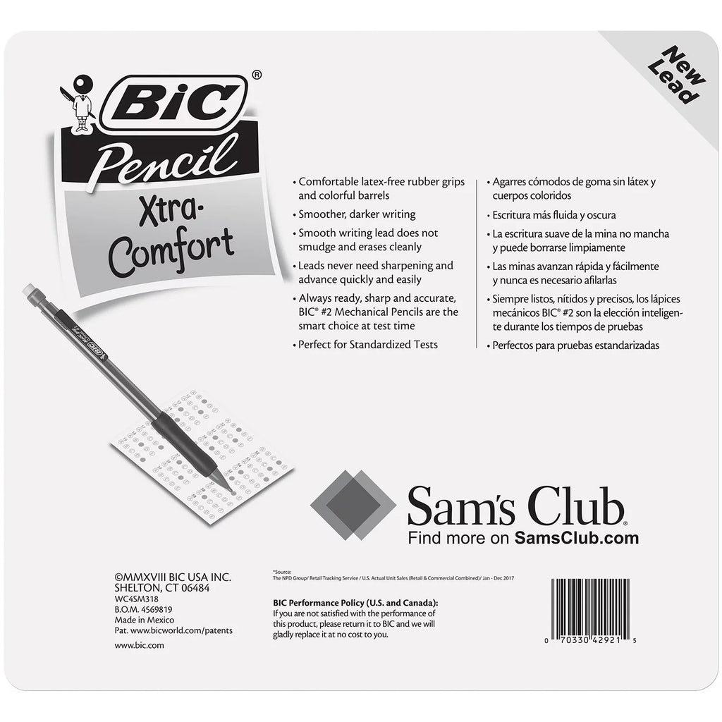 BIC Matic Grip Mechanical Pencil HB #2 0.7mm - 32ct/1pk