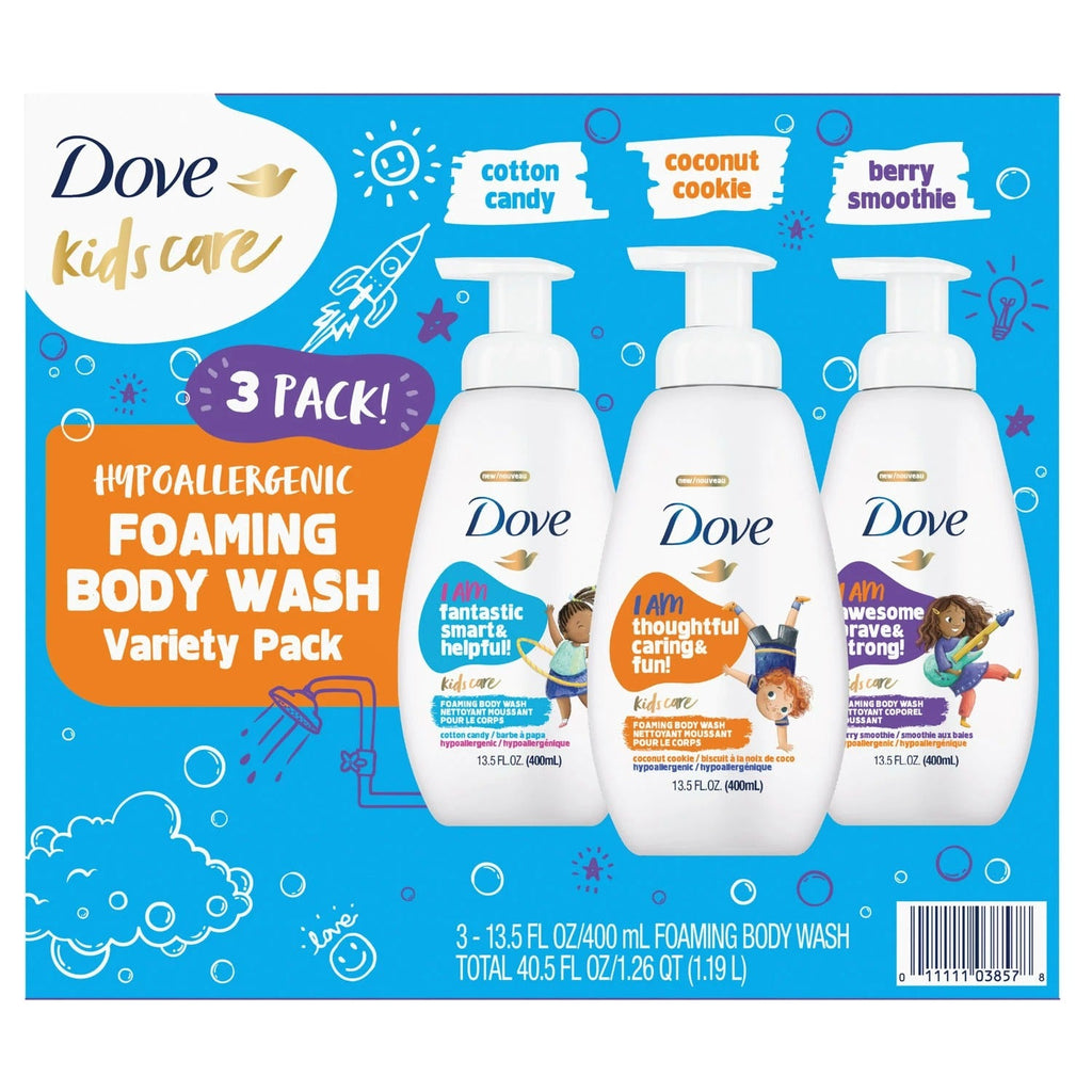 Dove Kids Care Foaming Body Wash Variety Pack - 13.5oz/3pk