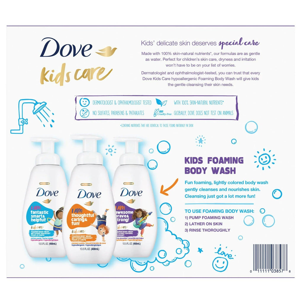 Dove Kids Care Foaming Body Wash Variety Pack - 13.5oz/3pk