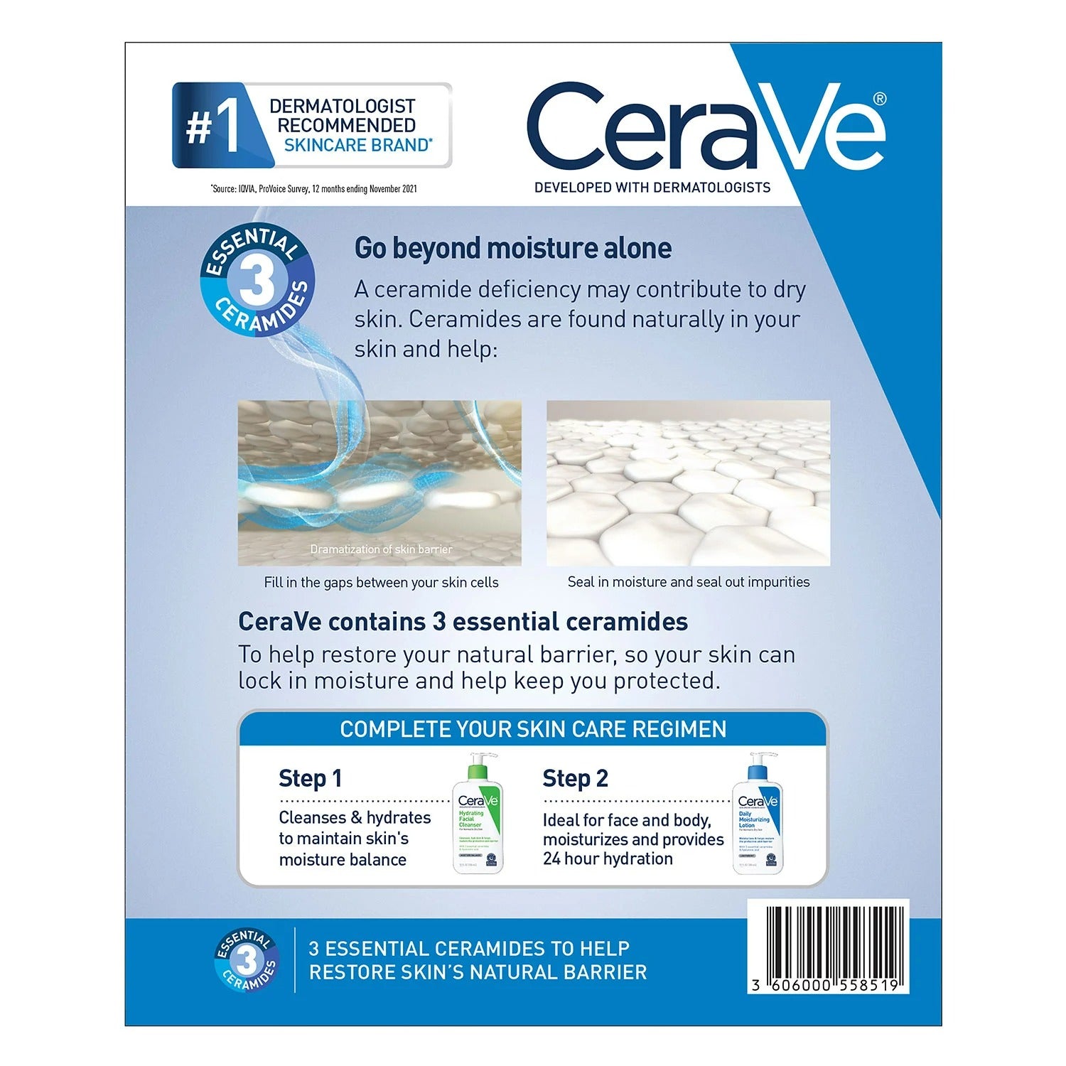 CeraVe Daily Moisturizing Lotion Normal to Dry Skin - 12oz/2pk