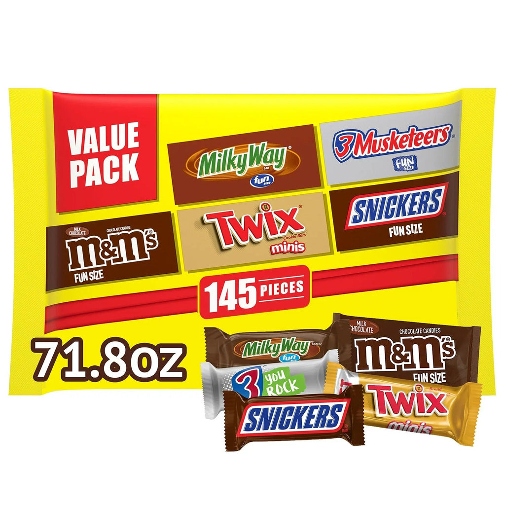 Mars Milk Chocolate Variety Pack Valentines Candy - 145ct/1pk