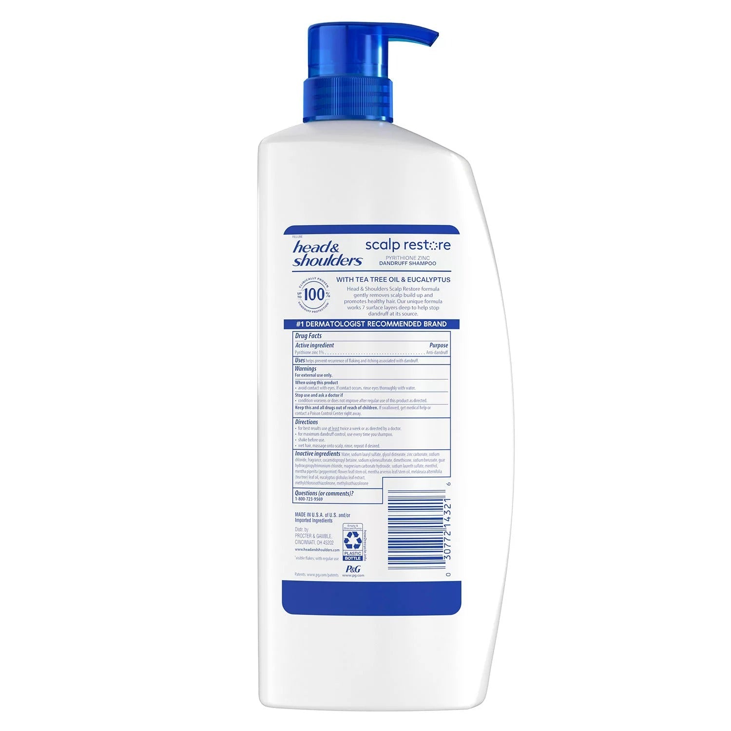 Head & Shoulders Scalp Restore Shampoo - 38.8oz/1pk