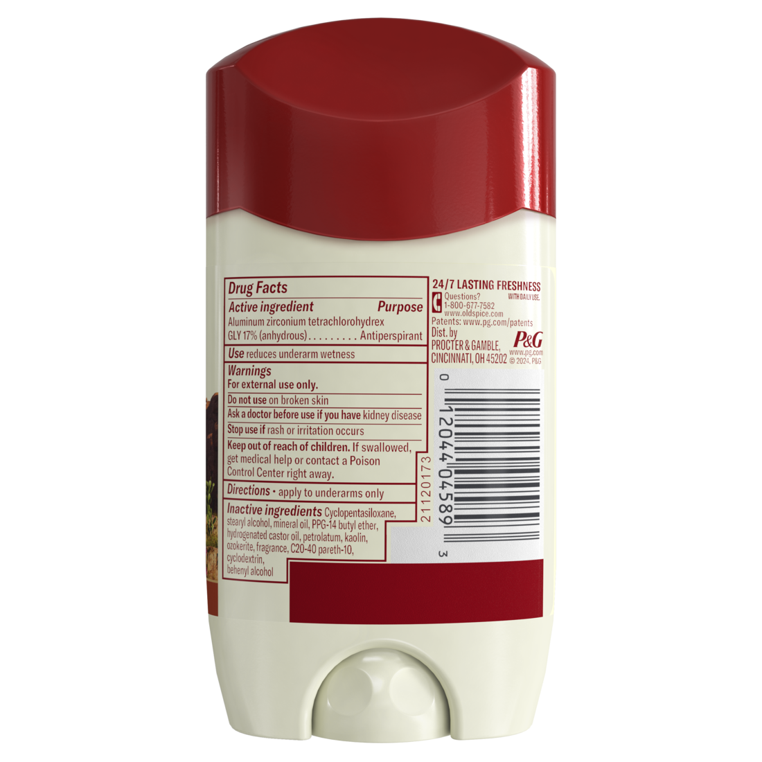 Old Spice Men's Antiperspirant & Deodorant Canyon With Aloe 24/7 Sweat Protection - 2.6oz/12pk