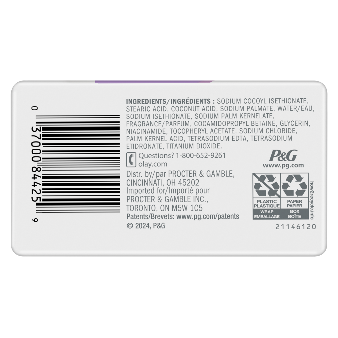 Olay Age Defying Bar Soap  With Vitamin E And Vitamin B3 Complex Beauty Bars - (4x3.17)oz/12pk