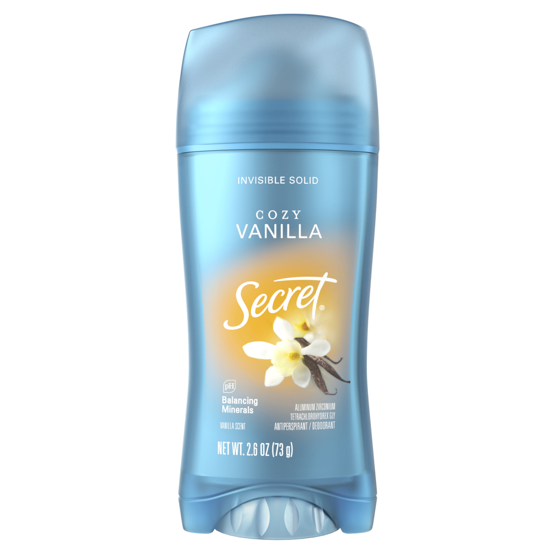 Secret Fresh Invisible Solid Antiperspirant And Deodorant For Women Vanilla Scent - 2.6oz/12pk