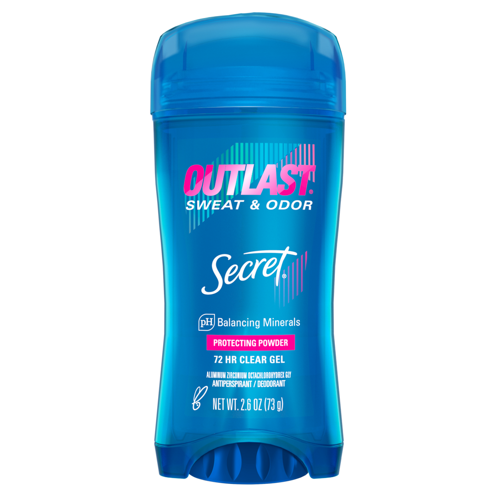 Secret Outlast Clear Gel Antiperspirant Deodorant For Women Protecting Powder - 2.6oz/12pk