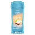 Secret Fresh Clear Gel Antiperspirant And Deodorant For Women Cocoa Butter Scent - 2.6oz/12pk