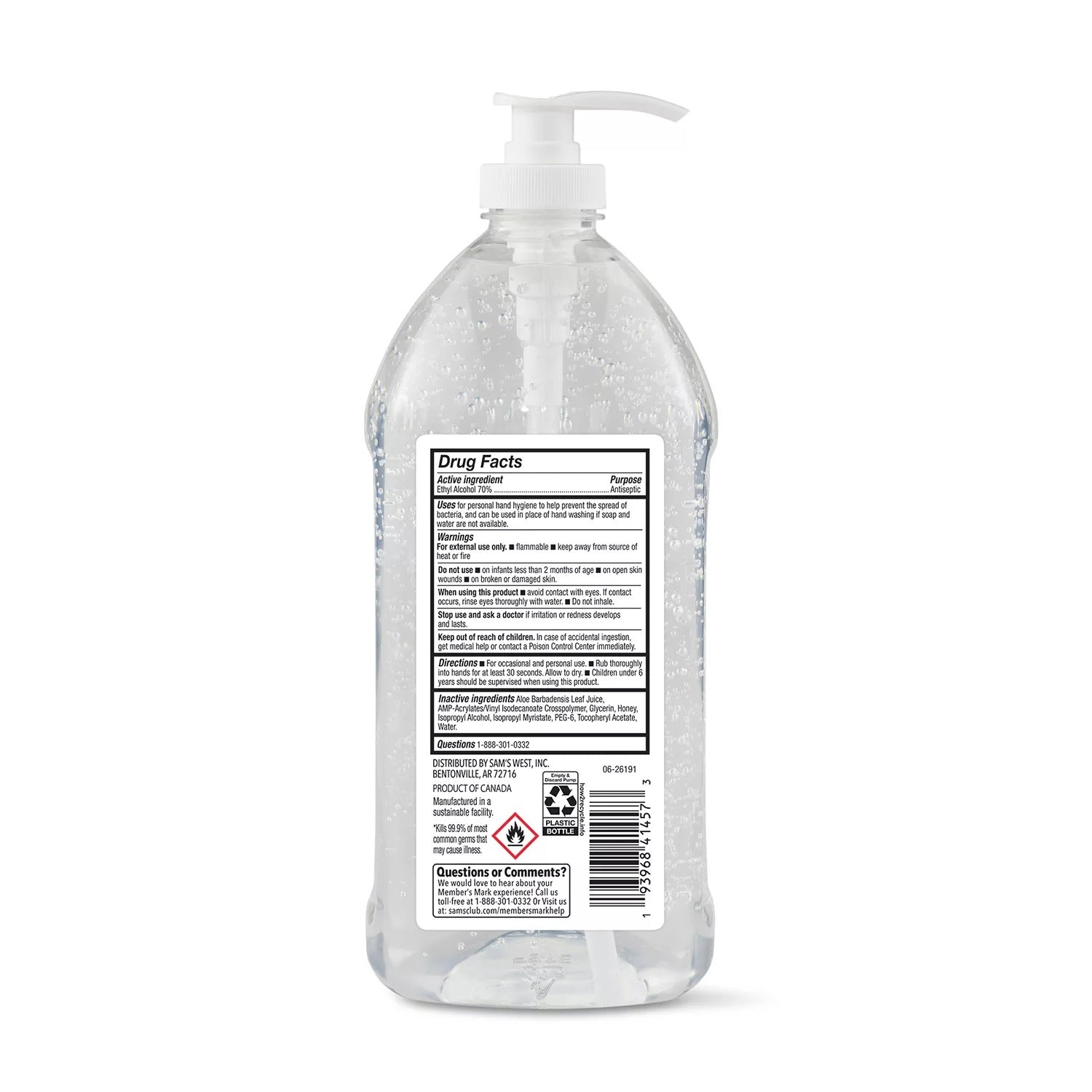 Member's Mark Hand Sanitizer - 67.6oz/1pk