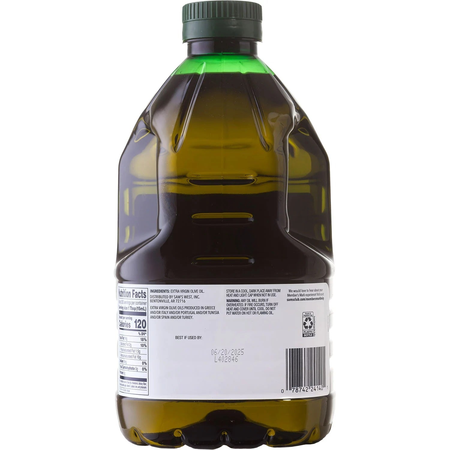 Member's Mark Extra Virgin Olive Oil - 101oz/6pk