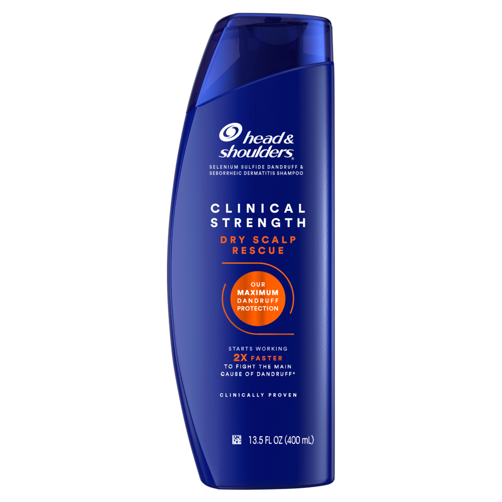 Head & Shoulders Clinical Strength Dry Scalp Rescue Shampoo For Stubborn Dandruff - 13.5oz/6pk