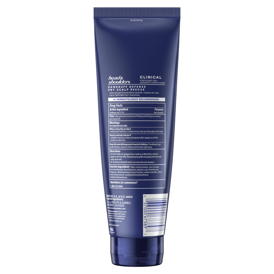 Head & Shoulders Clinical Dry Scalp Rescue Conditioner - 9.1oz/12pk