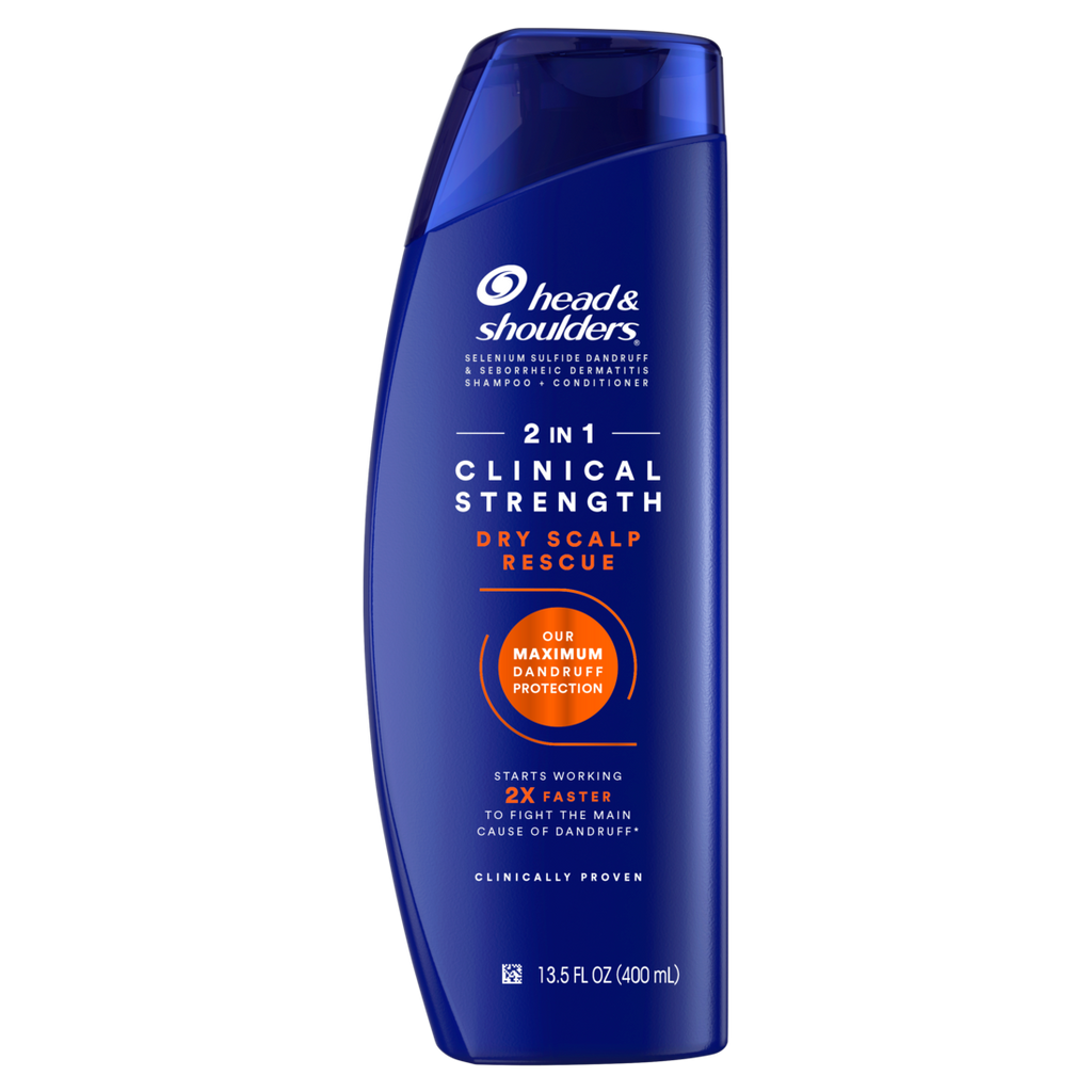 Head & Shoulders Clinical Strength Dry Scalp Rescue 2-in-1 For Stubborn Dandruff - 13.5oz/6pk