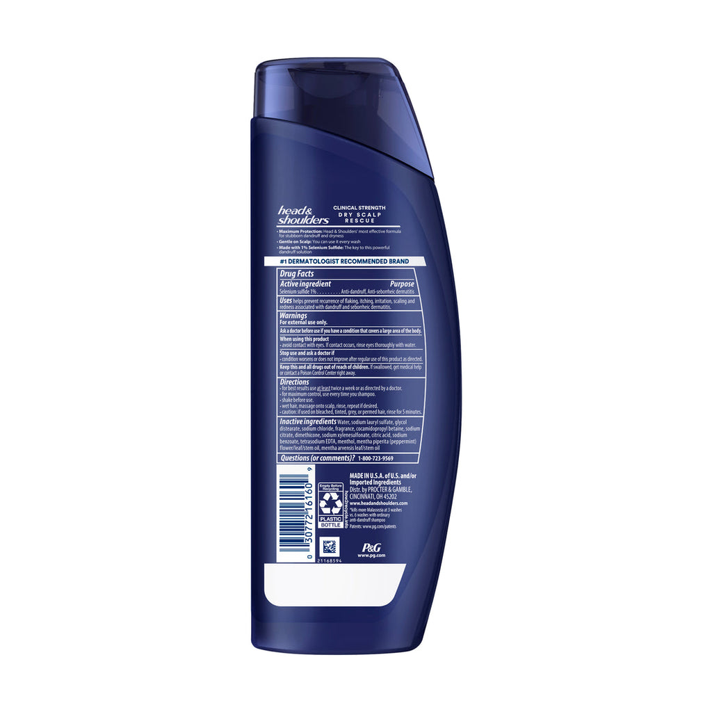 Head & Shoulders Clinical Strength Dry Scalp Rescue 2-in-1 For Stubborn Dandruff - 13.5oz/6pk
