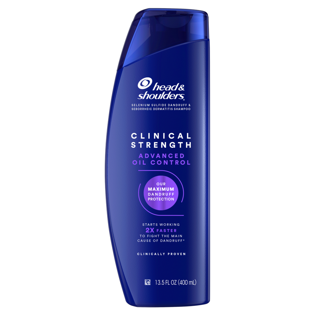 Head & Shoulders Clinical Strength Advanced Oil Control Shampoo For Stubborn Dandruff - 13.5oz/6pk