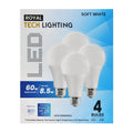 Royal Tech Lightning LED Soft White 8.5W (60W replacement) - 4ct/12pk
