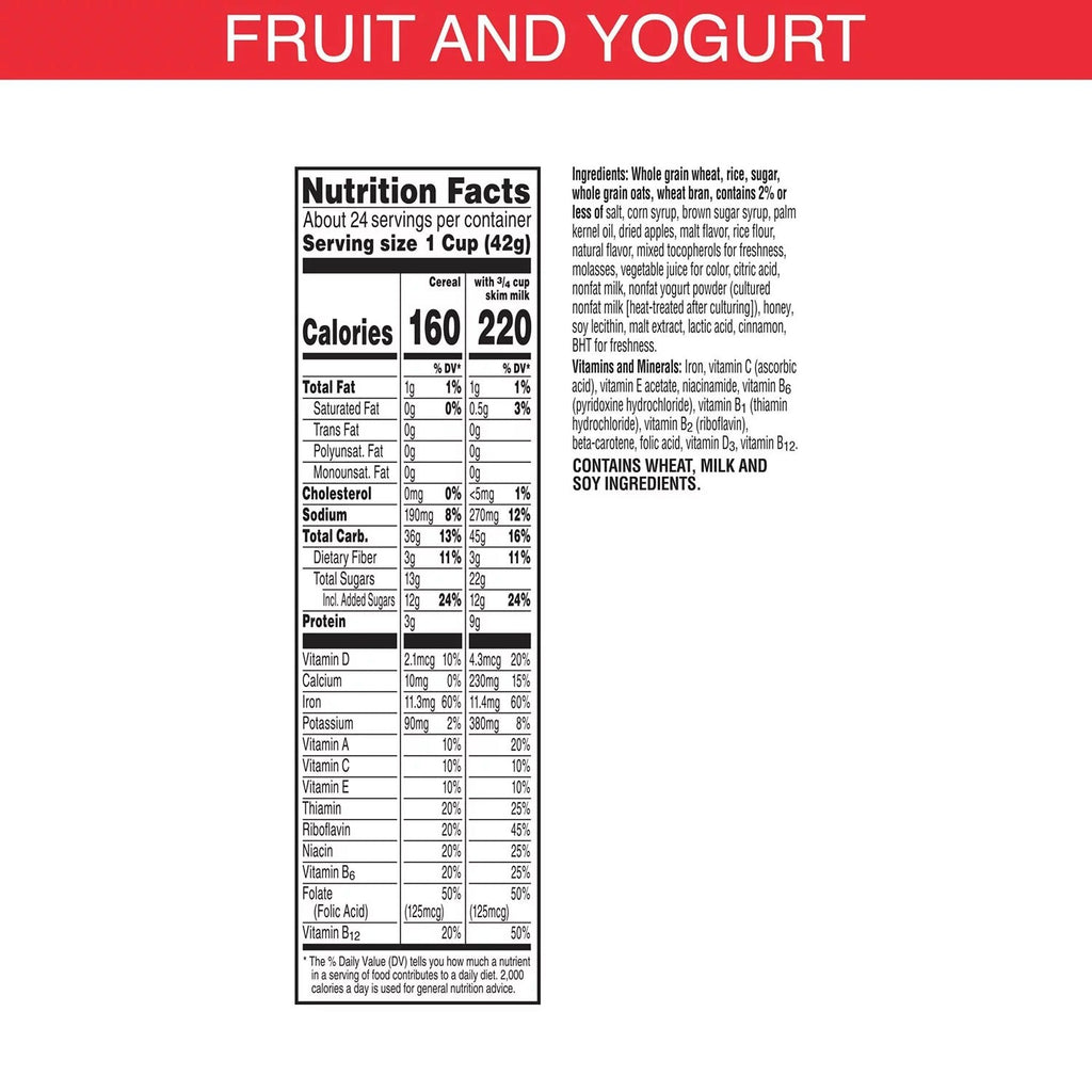 Kellogg's Special K Cereal Fruit and Yogurt - 37oz/1pk