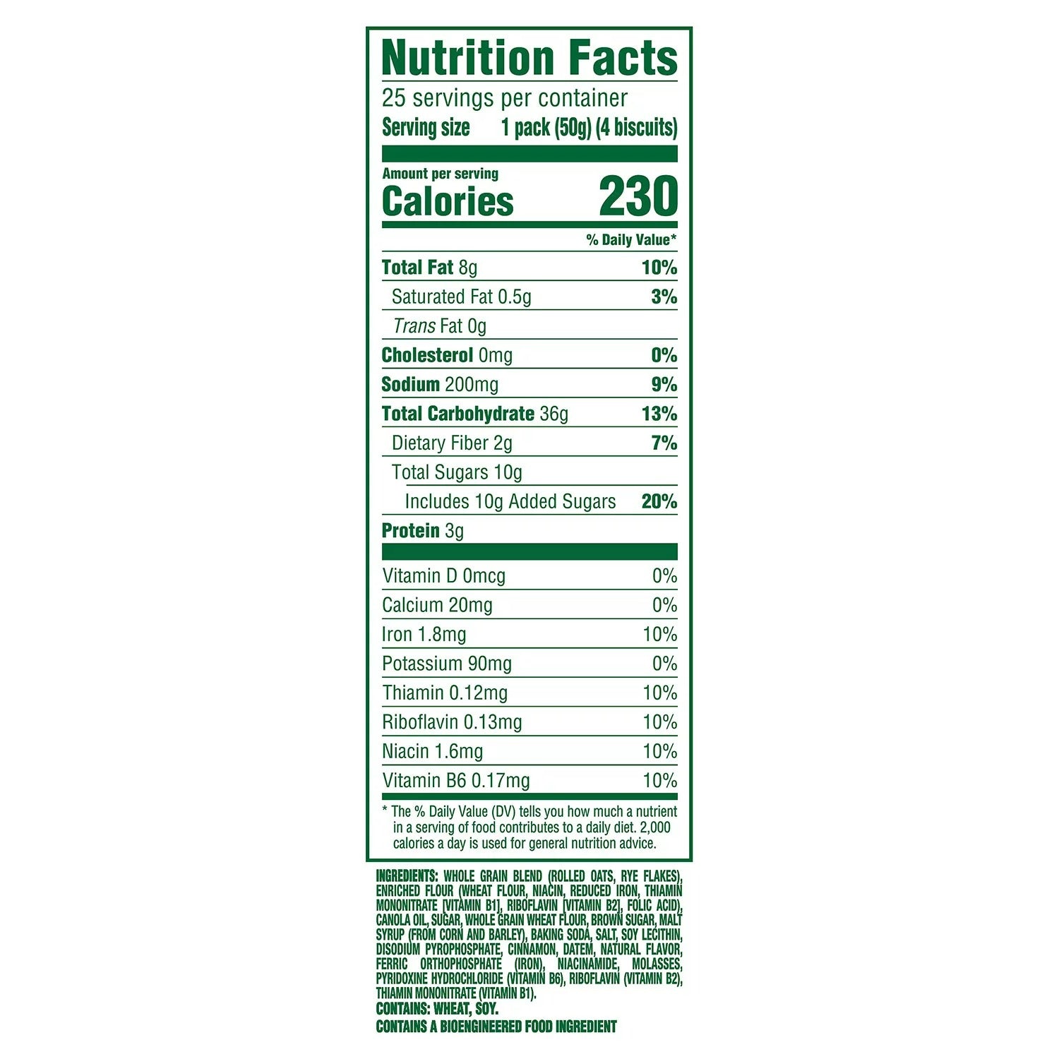 Nabisco Belvita Cinnamon Brown Sugar - 4ct/25pk