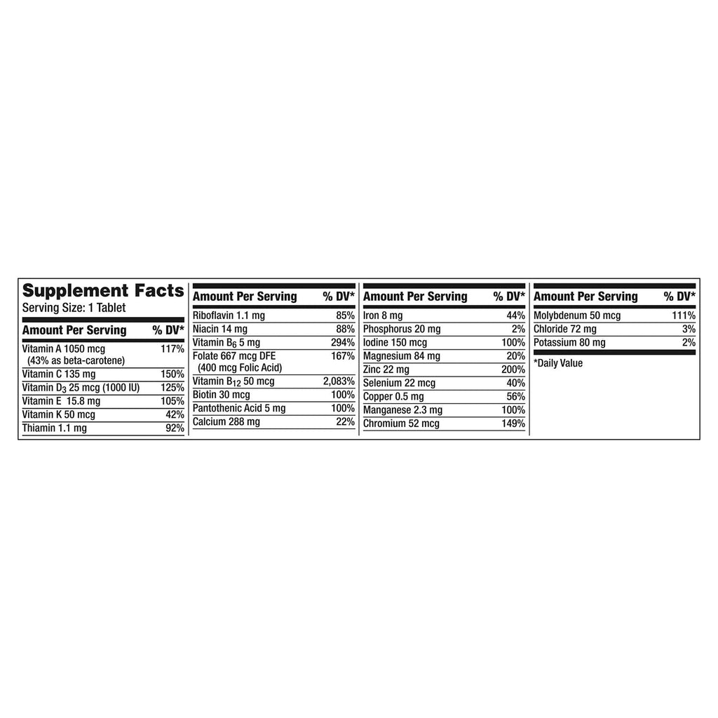Centrum Silver Multivitamins for Women Over 50 Multimineral Supplement Tablets - 275ct/1pk