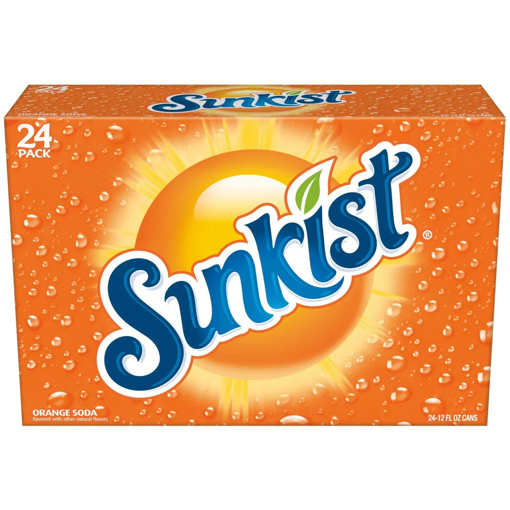 Sunkist Orange Soda Cans - 12oz/24pk
