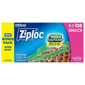 Ziploc Easy Guide Snack Bag - 108ct/12pk