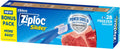 Ziploc Slider Freezer Bag Gallon - 28ct/9pk